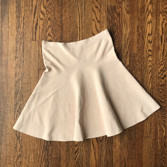 BCBG Ingrid Bare Pink A-line Skirt - Picture 3 of 8